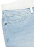  - FRAME - 'Le Grand Garcon' colourblock raw cuff shorts