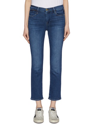 Main View - Click To Enlarge - FRAME - 'Le High Straight' jeans