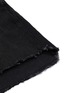 Detail View - Click To Enlarge - FRAME - Gusset frayed hem denim skirt