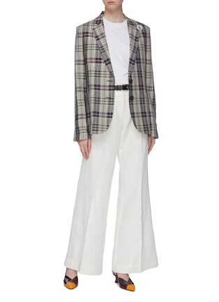 Figure View - Click To Enlarge - FRAME - Wide leg pants