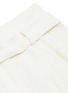 - FRAME - 'Tie Up' linen-cotton shorts