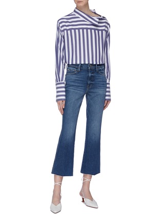 Figure View - Click To Enlarge - FRAME - 'Le Sylvie' cropped bootcut jeans