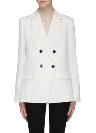 Main View - Click To Enlarge - FRAME - Double breasted boyfriend blazer
