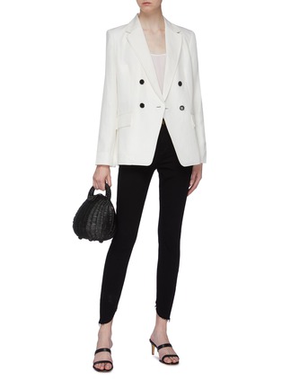 Figure View - Click To Enlarge - FRAME - Double breasted boyfriend blazer