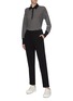 Figure View - Click To Enlarge - BARENA - 'Zoe' wool-silk-cashmere polo shirt