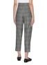 Back View - Click To Enlarge - BARENA - 'Vittoria' pleated waistband check plaid cropped suiting pants