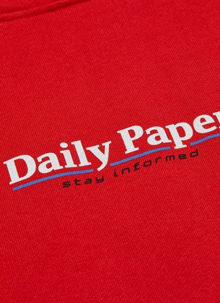  - DAILY PAPER - 'Essential' logo print hoodie