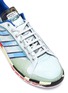 Detail View - Click To Enlarge - ADIDAS X RAF SIMONS - 'Micropacer Stan Smith' 3-Stripes leather sneakers