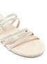Detail View - Click To Enlarge - PEDRO GARCIA  - 'Gala' Swarovski crystal strappy satin sandals