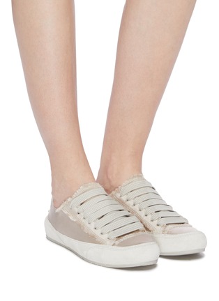 Figure View - Click To Enlarge - PEDRO GARCIA  - 'Parson' satin sneakers