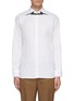 Main View - Click To Enlarge - NEIL BARRETT - Thunderbolt print collar shirt