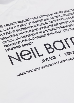  - NEIL BARRETT - Logo slogan print T-shirt