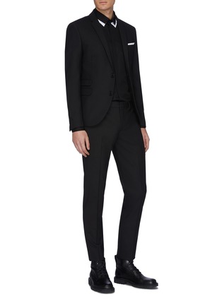 Figure View - Click To Enlarge - NEIL BARRETT - Skinny fit suit