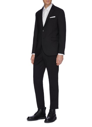 Figure View - Click To Enlarge - NEIL BARRETT - Peaked lapel slim fit blazer