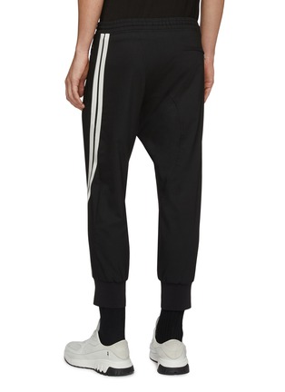 Back View - Click To Enlarge - NEIL BARRETT - Twist stripe outseam jogging pants