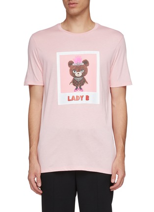 Main View - Click To Enlarge - NEIL BARRETT - 'Lady B' graphic print T-shirt