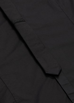  - NEIL BARRETT - Detachable tie thunderbolt print shirt