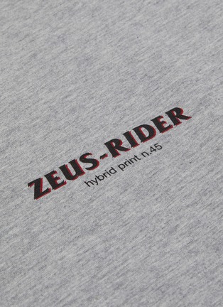  - NEIL BARRETT - 'Zeus Rider' slogan graphic print T-shirt