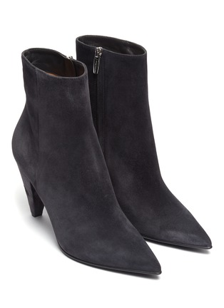 Detail View - Click To Enlarge - GIANVITO ROSSI - 'Stivale' panelled suede ankle boots
