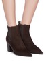 Figure View - Click To Enlarge - GIANVITO ROSSI - Suede Chelsea boots