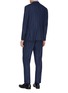 Back View - Click To Enlarge - ISAIA - 'Gregory' stripe wool suit