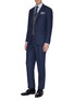 Figure View - Click To Enlarge - ISAIA - 'Gregory' stripe wool suit