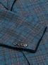  - ISAIA - 'Gregory' tartan plaid wool blend Donegal tweed blazer