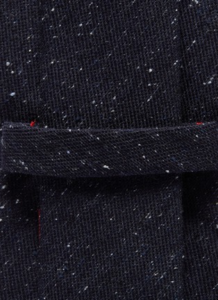 Detail View - Click To Enlarge - ISAIA - Silk-wool Donegal tweed tie