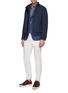 Figure View - Click To Enlarge - ISAIA - 'Cortina' check wool-cashmere tweed blazer