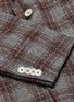  - ISAIA - 'Cortina' tartan plaid wool-cashmere tweed blazer