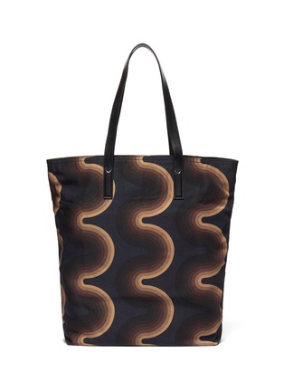 Main View - Click To Enlarge - DRIES VAN NOTEN - x Verner Panton 'Swirl' wave print canvas tote bag