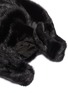 Detail View - Click To Enlarge - SIMONETTA RAVIZZA - 'Furrissima' logo stripe mink fur sac bag