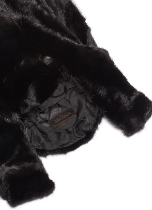 Detail View - Click To Enlarge - SIMONETTA RAVIZZA - 'Furrissima' mink fur panelled sac bag