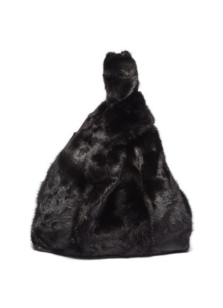 Main View - Click To Enlarge - SIMONETTA RAVIZZA - 'Furrissima' mink fur panelled sac bag