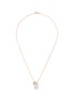 Main View - Click To Enlarge - SAMUEL KUNG - Jade gourd pendant 18k rose gold necklace