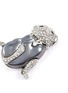 Detail View - Click To Enlarge - KENNETH JAY LANE - Glass crystal pearl pug brooch