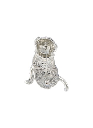 Figure View - Click To Enlarge - KENNETH JAY LANE - Glass crystal pearl pug brooch