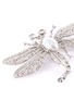 Detail View - Click To Enlarge - KENNETH JAY LANE - Glass crystal pearl dragonfly brooch