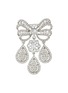 Main View - Click To Enlarge - KENNETH JAY LANE - Glass crystal chandelier drop bow brooch
