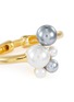 Detail View - Click To Enlarge - KENNETH JAY LANE - Glass pearl cluster bangle