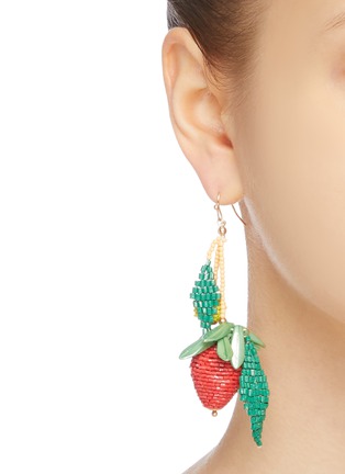 Figure View - Click To Enlarge - KENNETH JAY LANE - Bead berry drop earrings