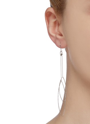 Figure View - Click To Enlarge - KENNETH JAY LANE - Cutout geometric drop earrings