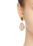 Figure View - Click To Enlarge - KENNETH JAY LANE - Seashell drop clip earrings