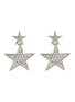 Main View - Click To Enlarge - KENNETH JAY LANE - Glass crystal star drop earrings