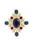 Main View - Click To Enlarge - KENNETH JAY LANE - Gemstone glass crystal brooch