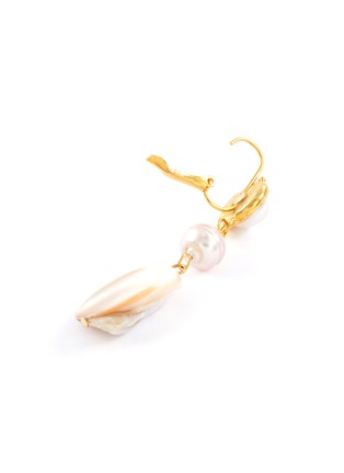 Detail View - Click To Enlarge - KENNETH JAY LANE - Freshwater pearl drop earrings