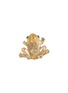 Figure View - Click To Enlarge - KENNETH JAY LANE - Glass crystal cabochon frog brooch