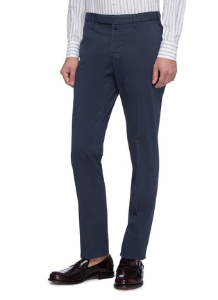 Front View - Click To Enlarge - INCOTEX - Slim fit twill chinos