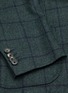  - ISAIA - 'Cortina' windowpane check wool-silk blazer