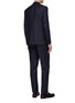 Back View - Click To Enlarge - ISAIA - 'Gregory' tartan plaid wool suit